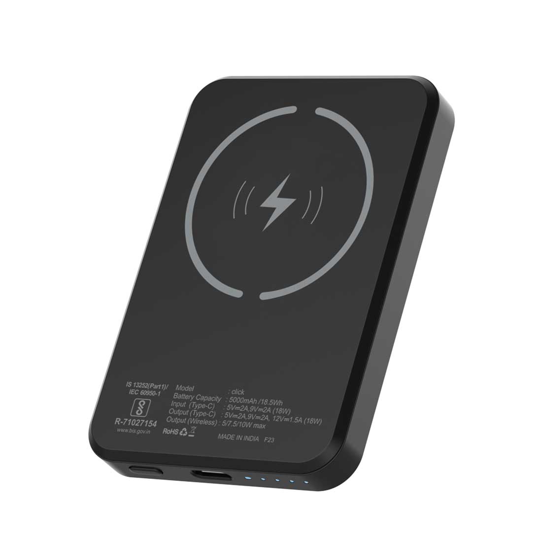 Bateria Externa Universal Magnética Power Bank Qi 5000 mAh COOL – Sigrid  Informática