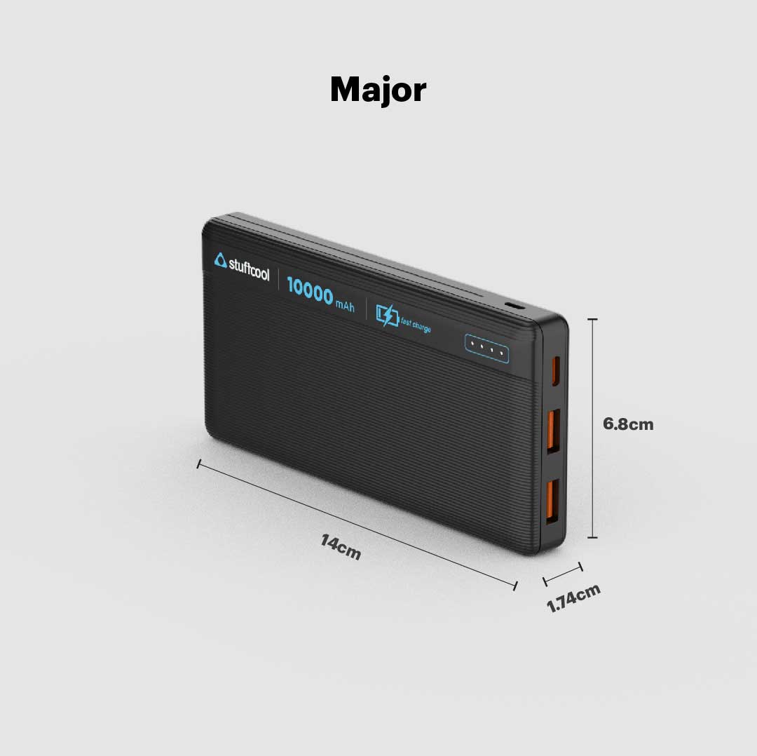 Major 10000mAH 20W PD Powerbank