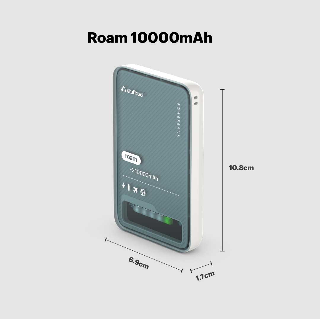 Roam 10000mAh Mini Powerbank with 20W Type C Output