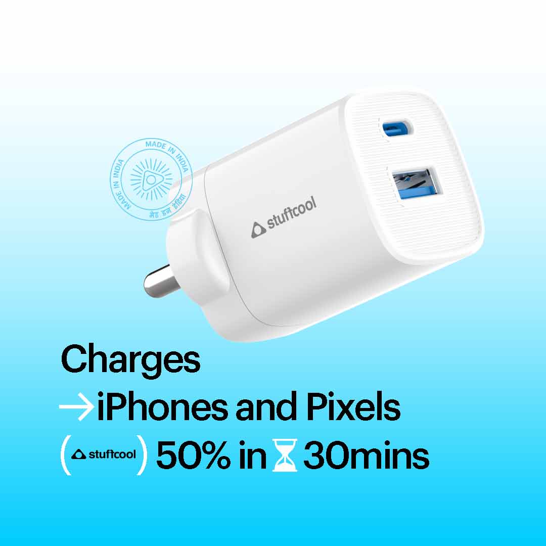 Nuevo 25W Dual Port GAN wall charger