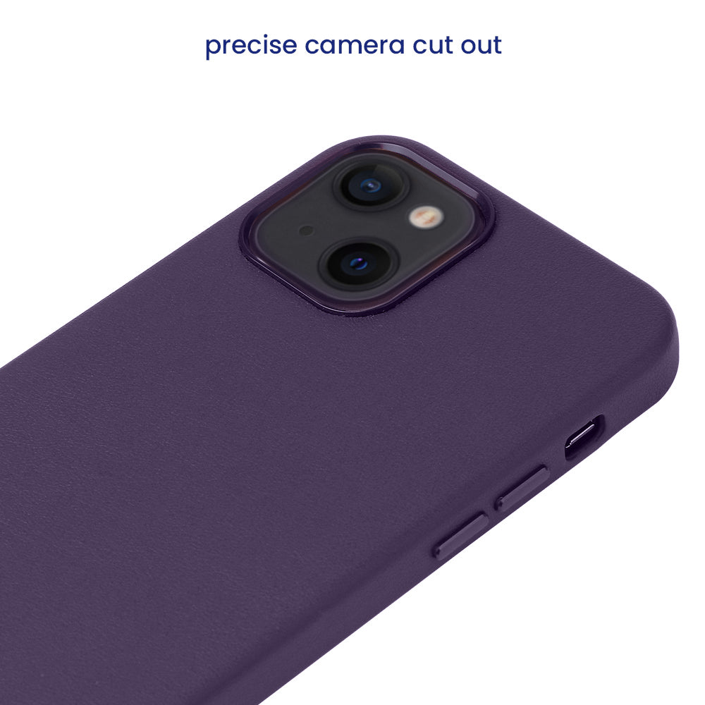 Premier Mag Safe Leather Back Case for iPhone 14