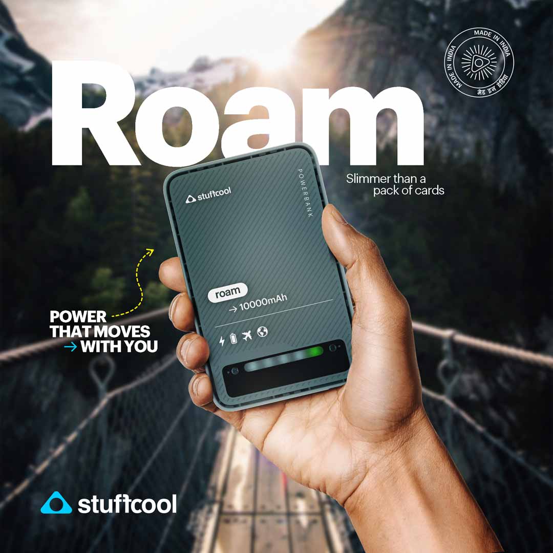 Roam 10000mAh Mini wired Powerbank with 20W Type C Output