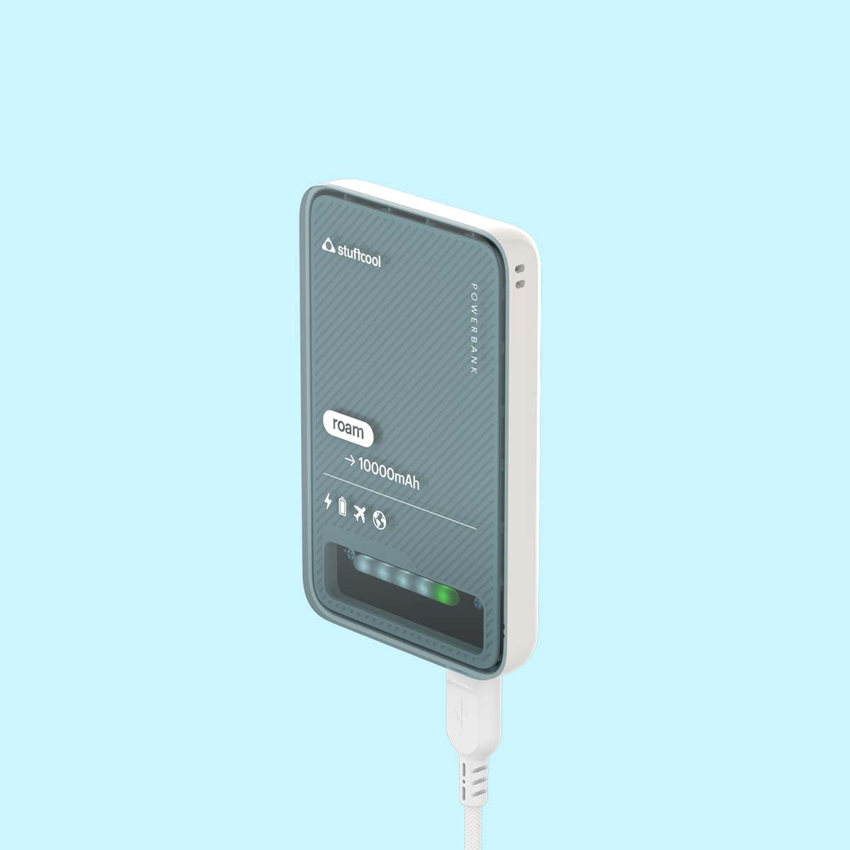 Roam 10000mAh Mini wired Powerbank with 20W Type C Output