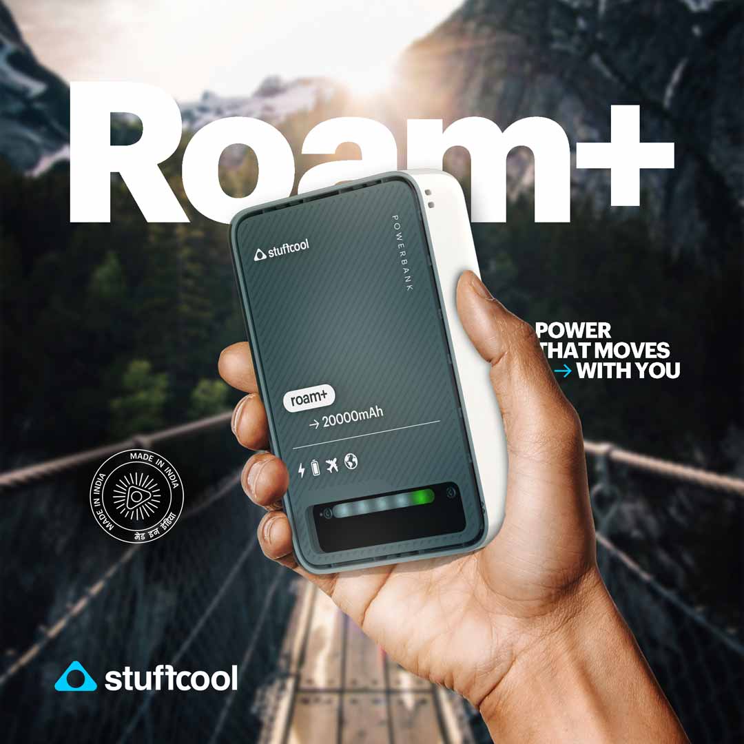 Roam+ 20000mAh Mini wired Powerbank with 20W Type C Output