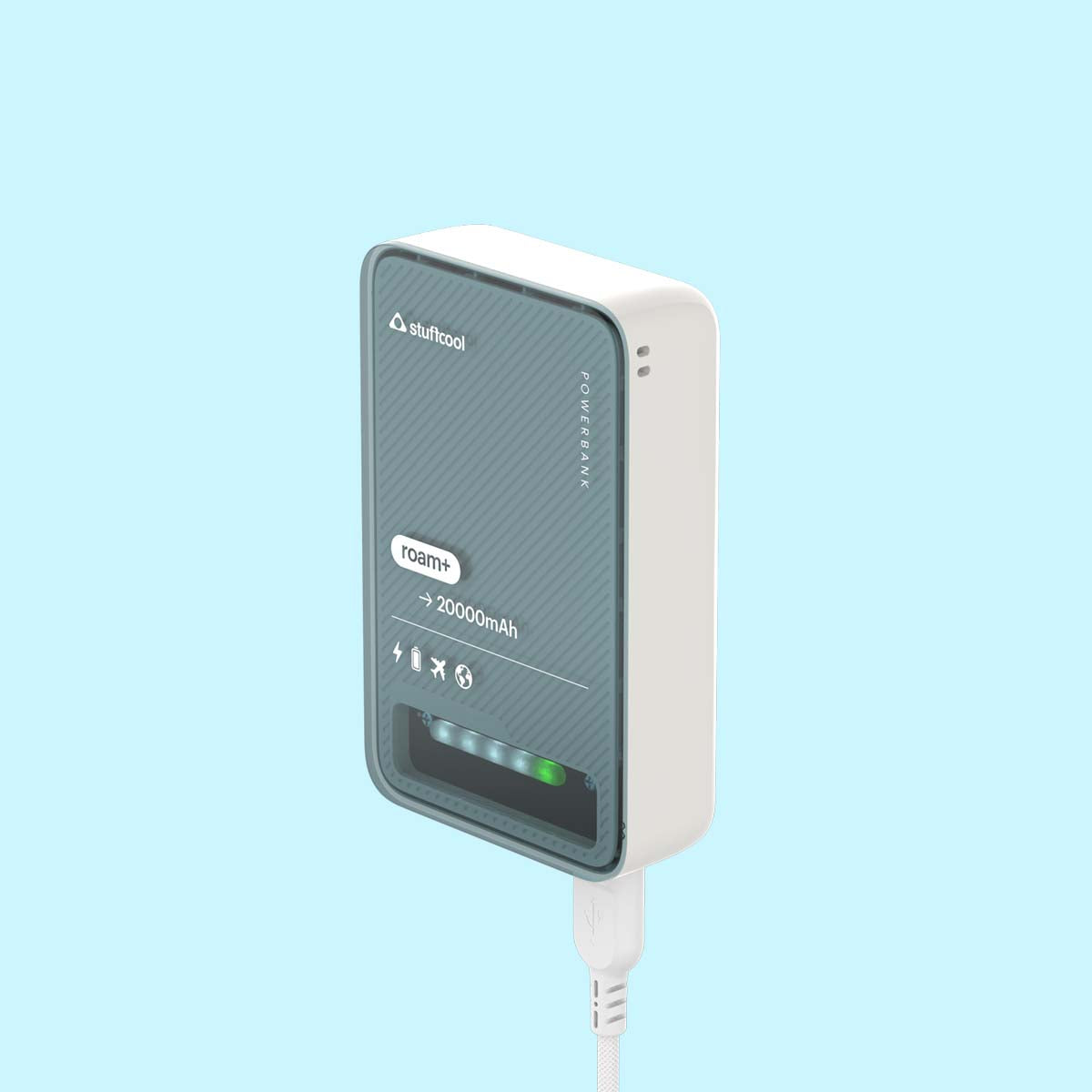 Roam+ 20000mAh Mini wired Powerbank with 20W Type C Output