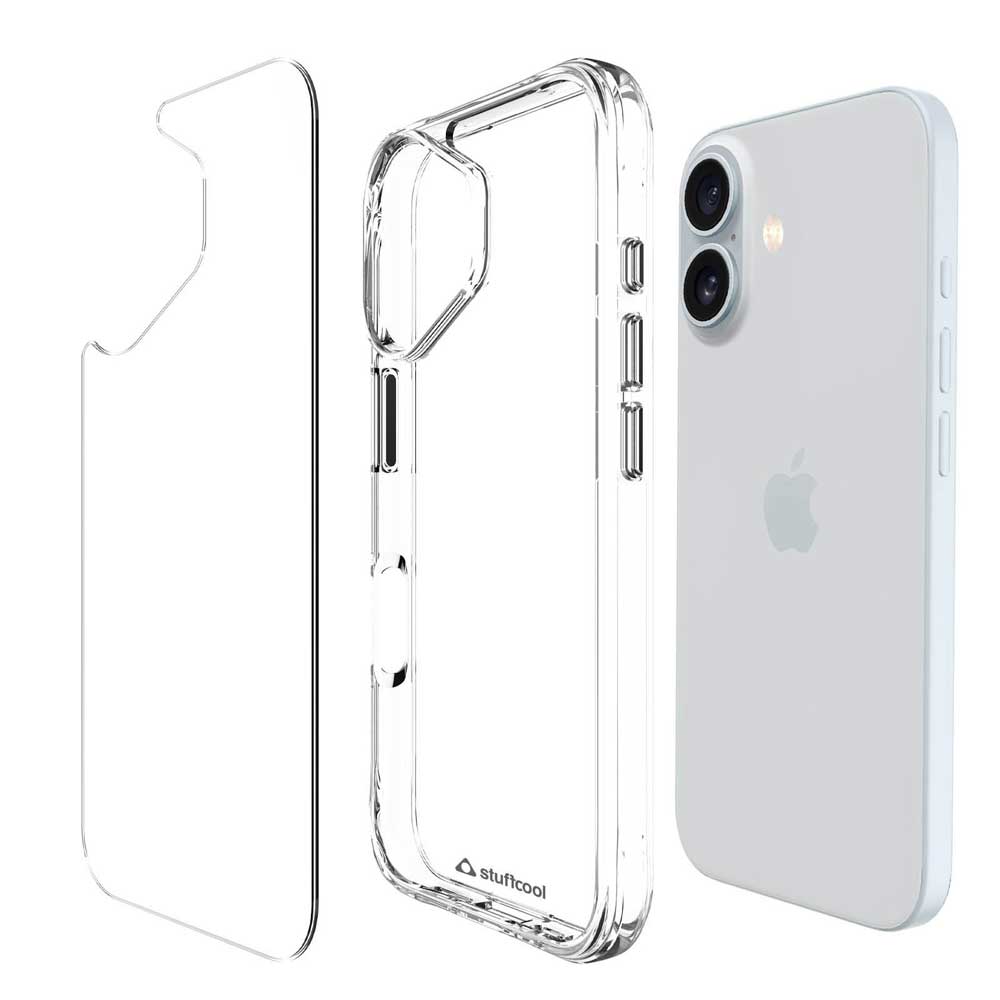 Aktion soft frame with clear case for iPhone 16 series