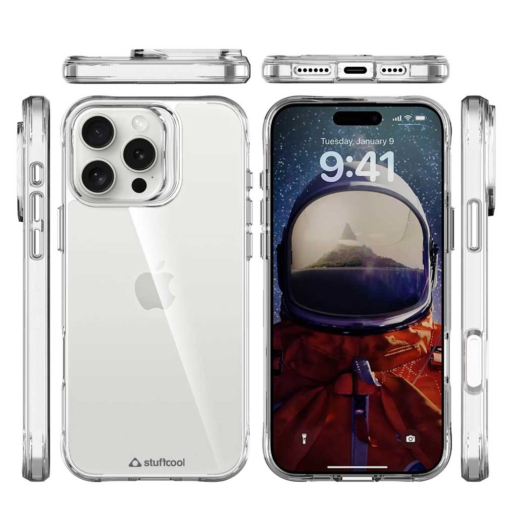 Aktion soft frame with clear case for iPhone 16 series