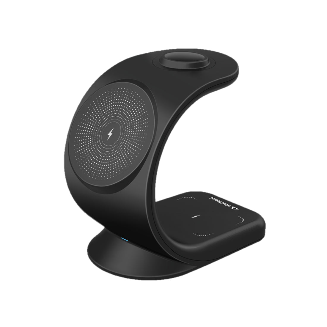 WC 360 Magnetic 3-in-1 Wireless Charging Station With 18W QC3.0 Wall Charger included