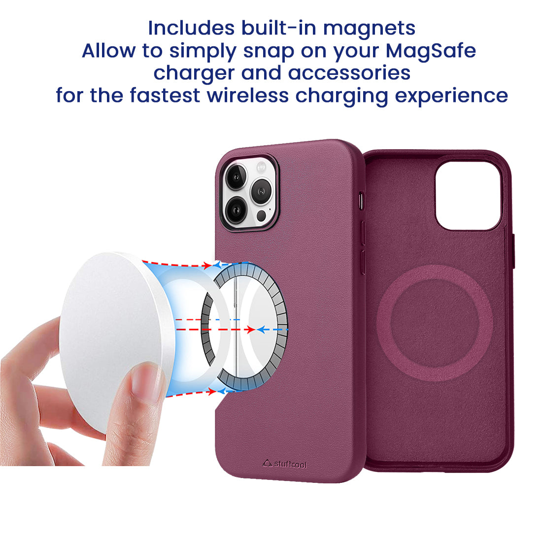 Premier Mag Safe Leather Case for iPhone 14 Pro Max