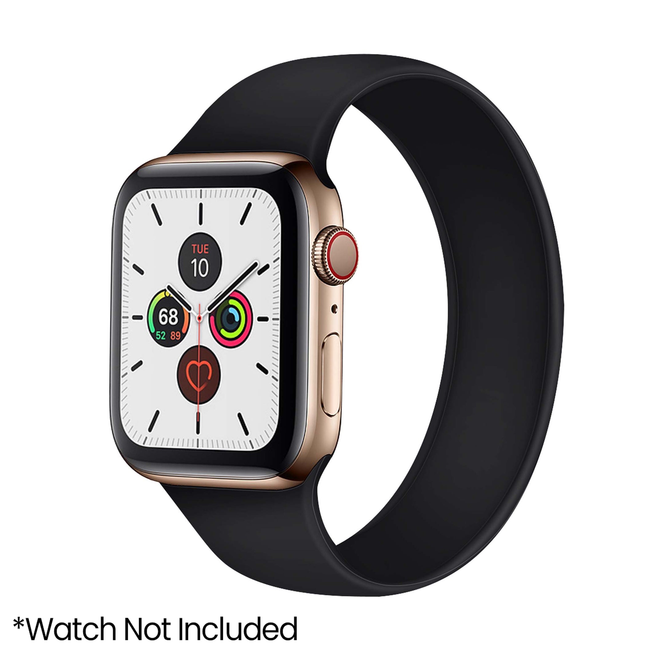 Silicon Solo Loop Compatible With Apple iWatch Band For Series 6/5/4/3/21 42-44mm