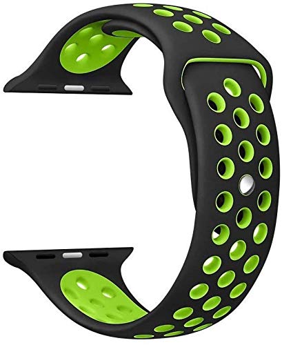 Silicon Sports Watch Band Compatible with All Apple Watch Series 42-44mm ( More Color Options available)